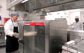 Hospital Temporary Kitchen and Restaurant