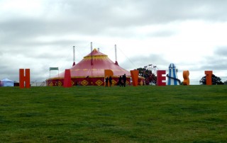 Pop up restaurant kitchens at harvest festival