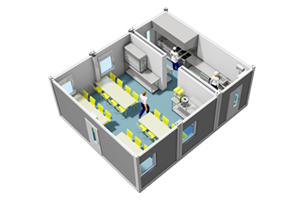 TW 100D Remote site kitchen and dining