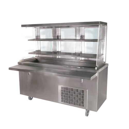 Refrigerated Three Tier Display for hire.