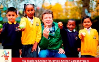PKL Teaching Kitchen at St Paul's Whitechapel for Jamie’s Kitchen Garden Project