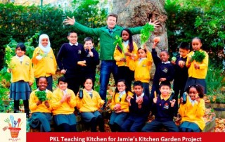 PKL Teaching Kitchen at St Paul's Whitechapel for Jamie’s Kitchen Garden Project