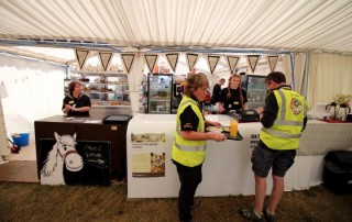 Temporary Servery Area at Peake Camp