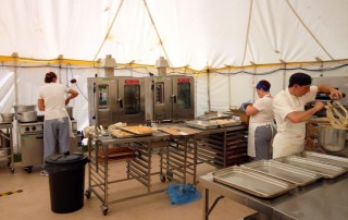 Temporary Kitchen at Peak Camp