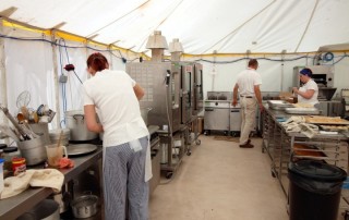 Temporary Kitchen at Peak Camp