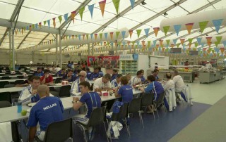 Athens Athletes Village Temporary Kitchen and Dining