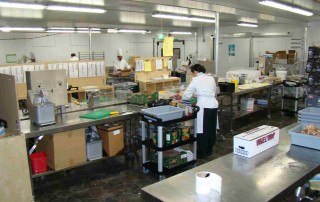 Vancouver Winter Games Athletes Village Temporary Kitchen and Dining