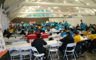 Vancouver Winter Games Athletes Village Temporary Kitchen and Dining