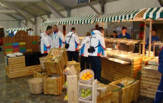 Vancouver Winter Games Athletes Village Temporary Kitchen and Dining