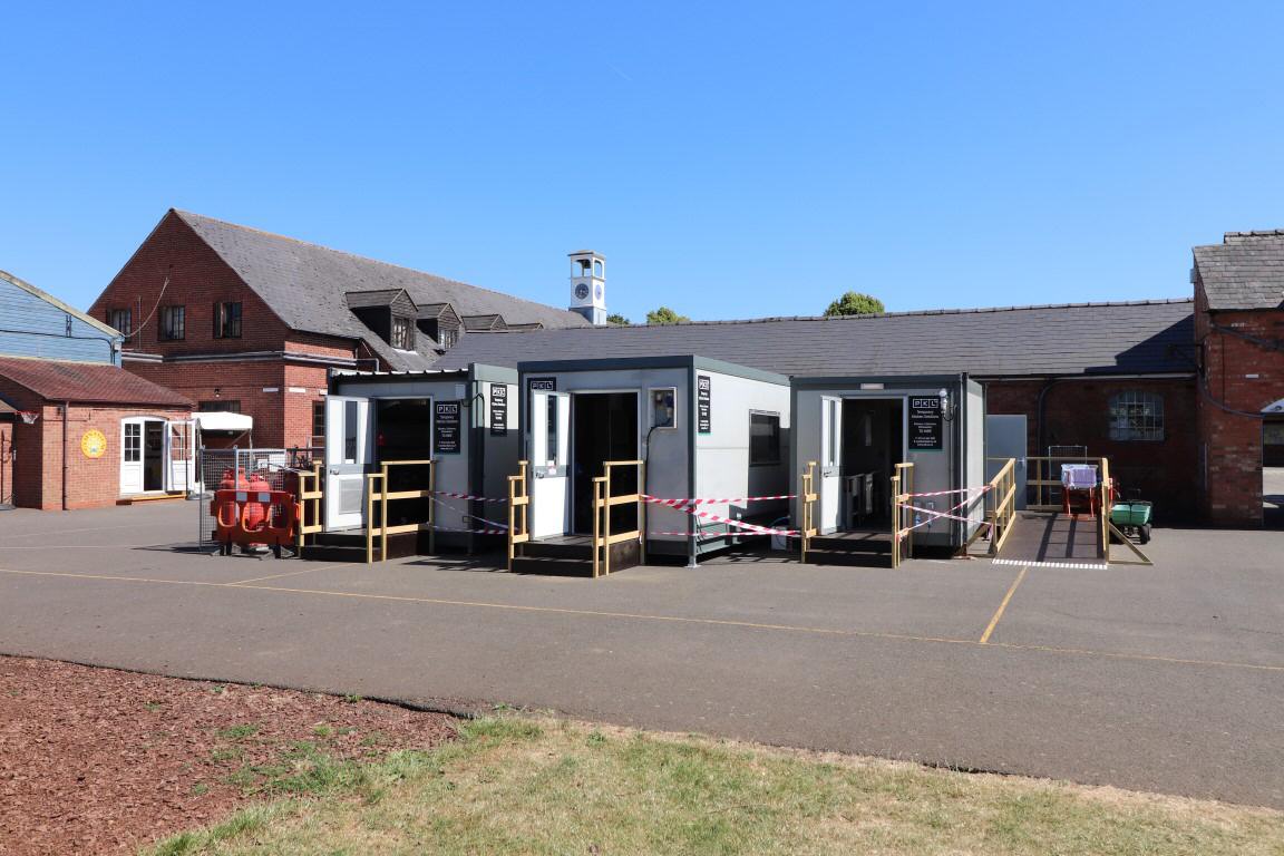Temporary Kitchen at Croft School
