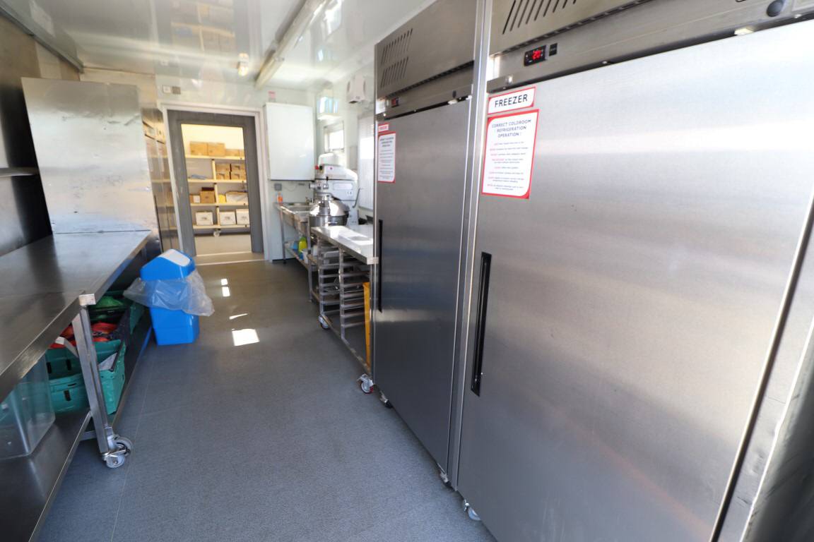 Temporary Kitchen at Croft School