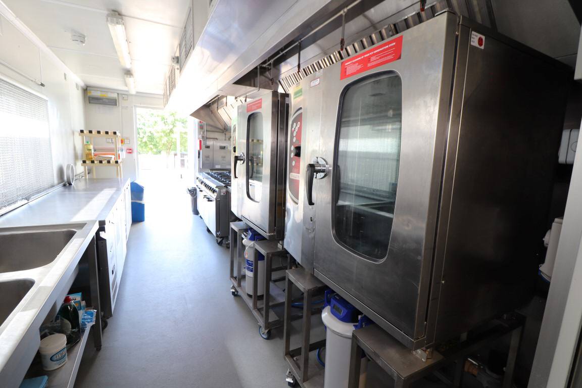 Temporary Kitchen at Croft School