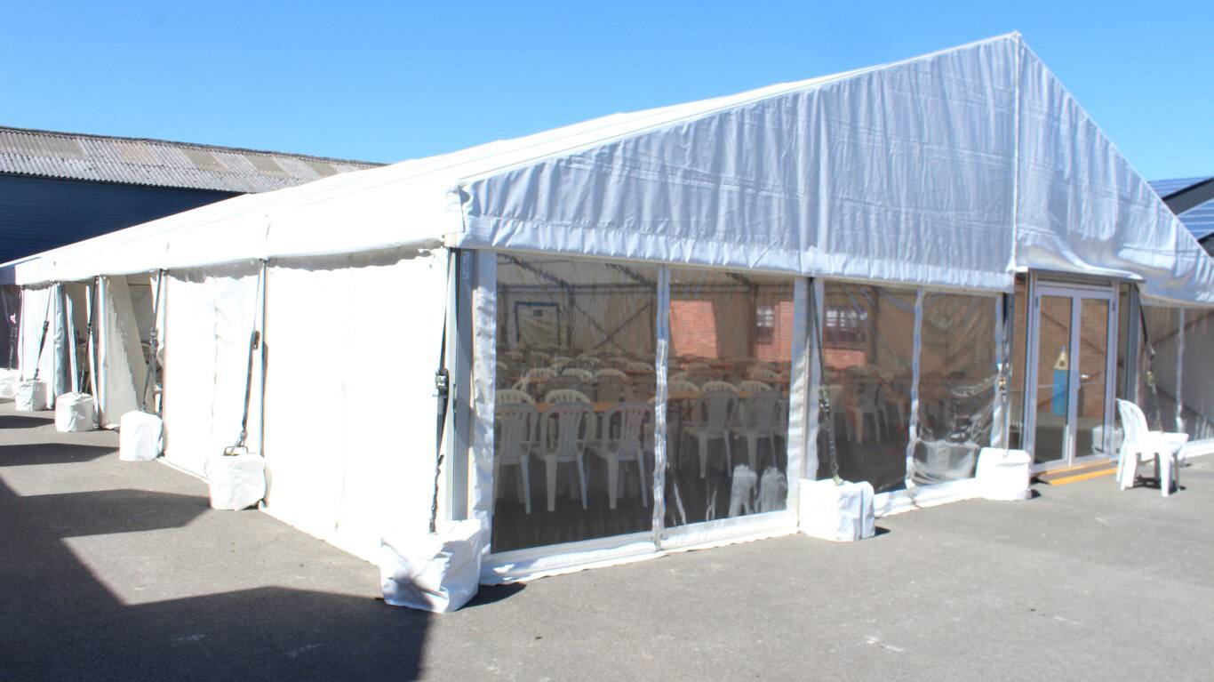 Temporary Kitchen at Croft School