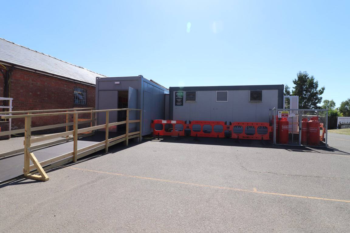 Temporary Kitchen at Croft School