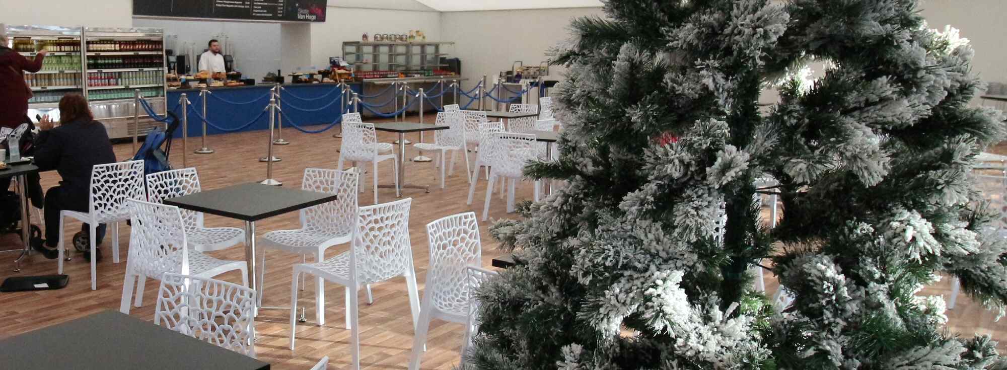 Christmas events catering equipment and dining