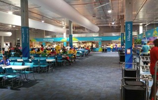 Temporary dining Commonwealth Games