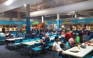 Temporary dining Commonwealth Games