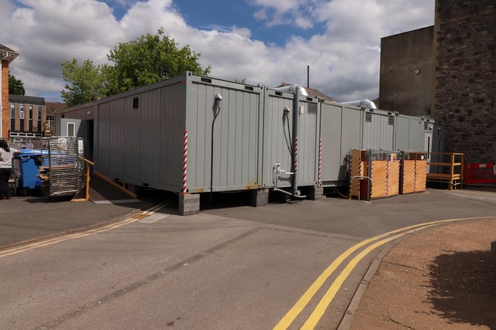 Taunton School Temporary Kitchen 8