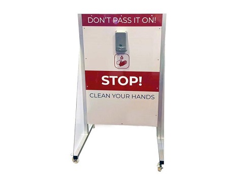 Small Hand Sanitiser Station for Hire