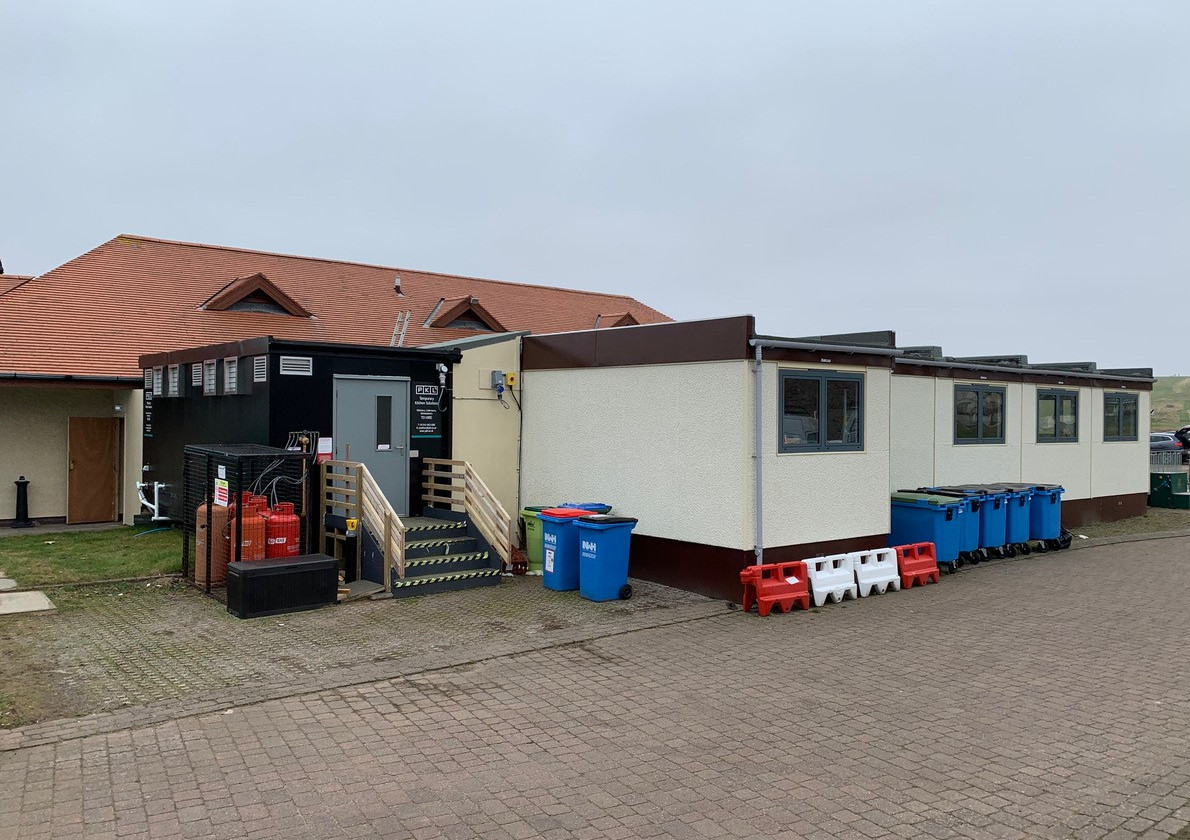 Gullane Golf Club Temporary Kitchen 1