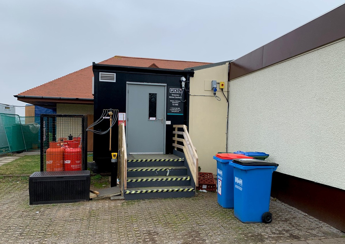 Gullane Golf Club Temporary Kitchen 2