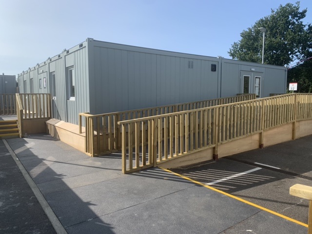Temporary Kitchen at Welsh School