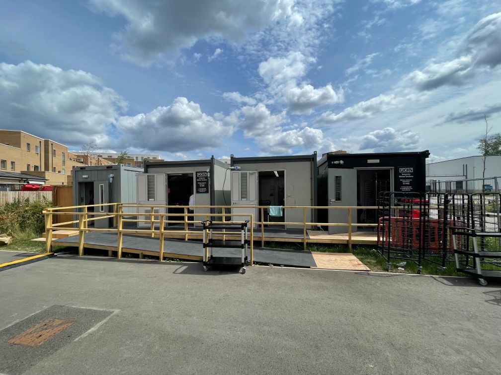 Saracens High School Temporary Kitchen 1