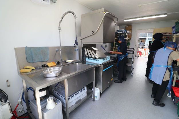 Saracens High School Temporary Kitchen 11