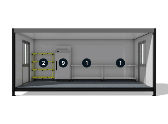 6.2m Preparation Kitchen 3