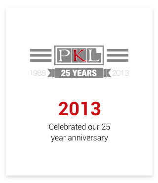 2013 - PKL's 25 Year Anniversary