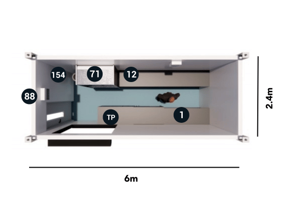 Medium Temporary Food Cube (2)