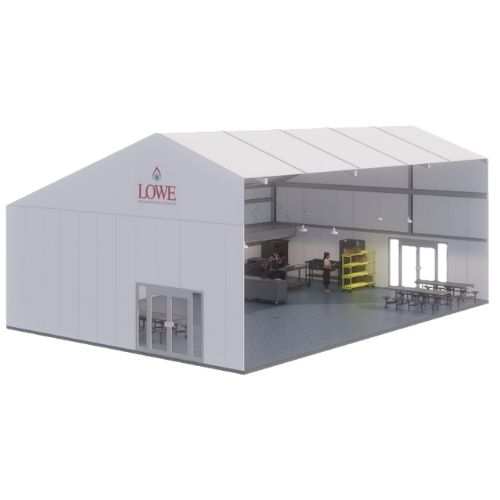 Lightweight Hall (10m x 10m) Cross Section
