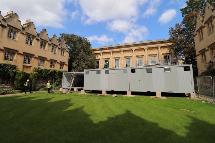 PKL Temporary Kitchen Solution During Oriel College Kitchen Refurbishment