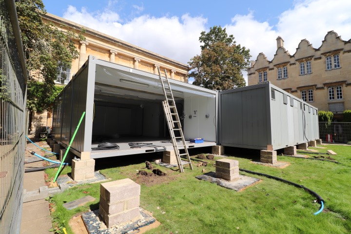 PKL Temporary Kitchen Solution During Oriel College Kitchen Refurbishment