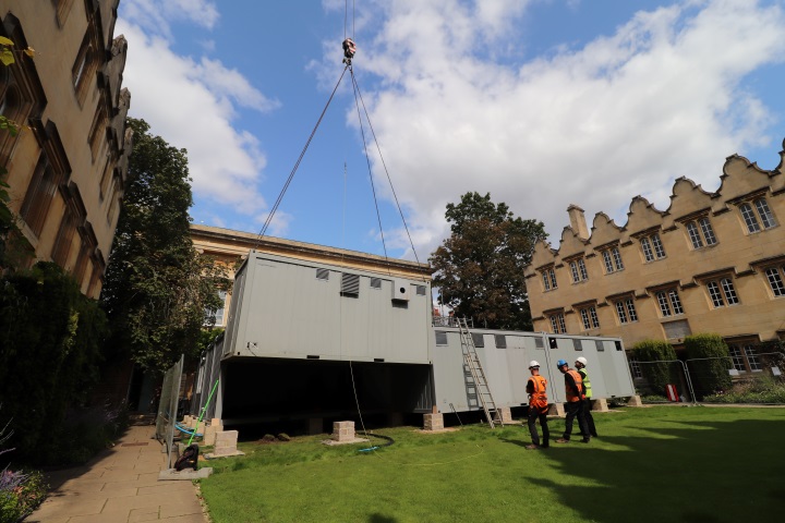 PKL Temporary Kitchen Solution During Oriel College Kitchen Refurbishment