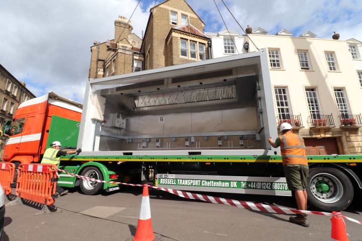 PKL Temporary Kitchen Solution During Oriel College Kitchen Refurbishment