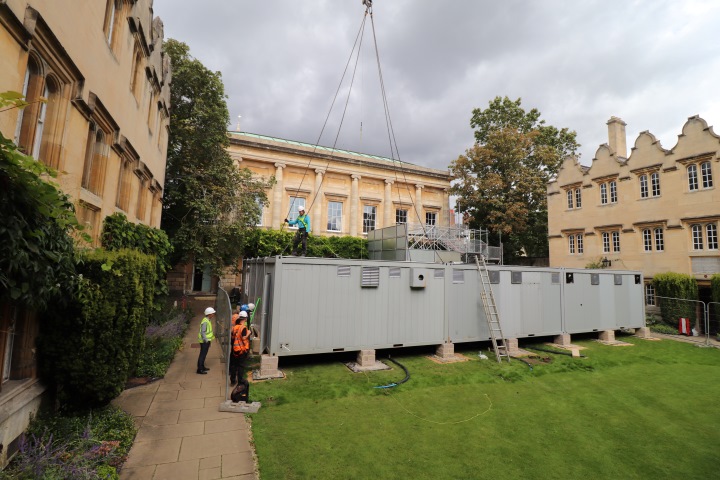 PKL Temporary Kitchen Solution During Oriel College Kitchen Refurbishment