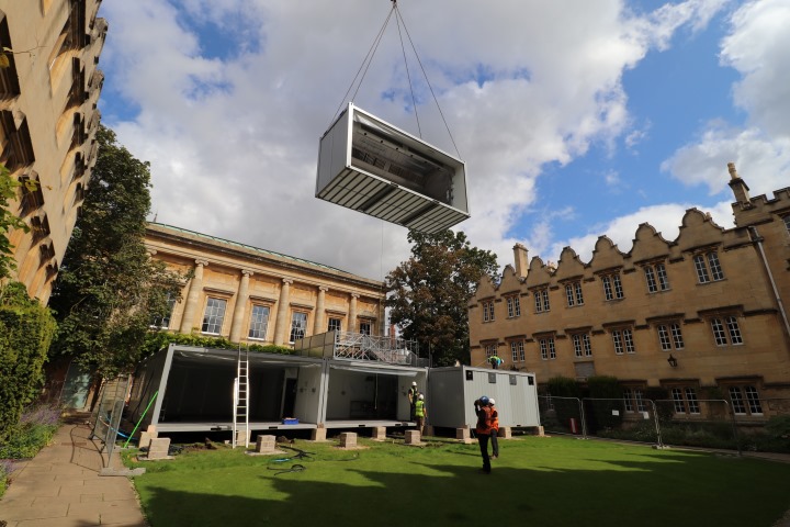 PKL Temporary Kitchen Solution During Oriel College Kitchen Refurbishment