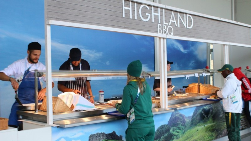 highland-bbq Athletes’ Village Temporary Kitchen and Dining